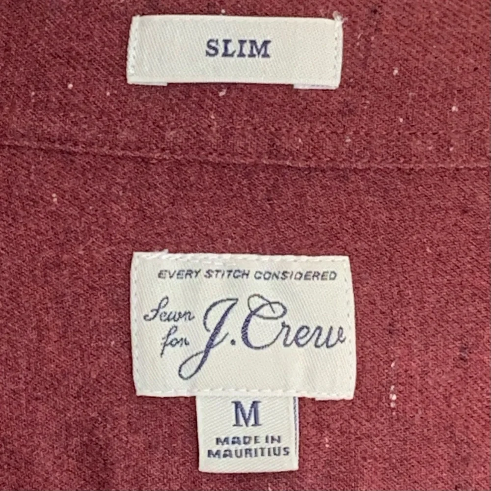 JCrew red button down shirt slim preppy classic workwear holiday business casual